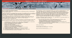 Desktop Screenshot of alternativemachtsicherheit.agfp.de