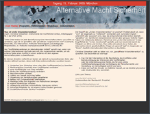 Tablet Screenshot of alternativemachtsicherheit.agfp.de