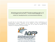 Tablet Screenshot of agfp.de